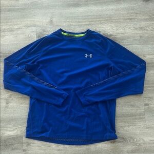 Under Armour Cold Gear Tech Royal Blue Performance Top